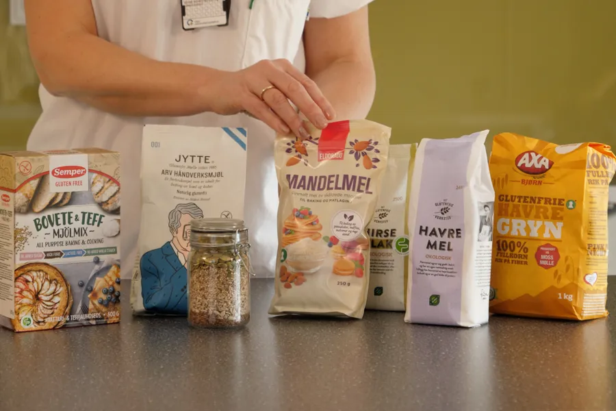 Hvete- og glutenfrie produkter
