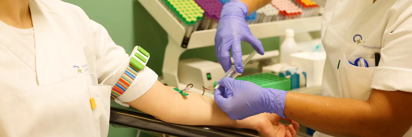 Bilde av blodprøvetakingssituasjon