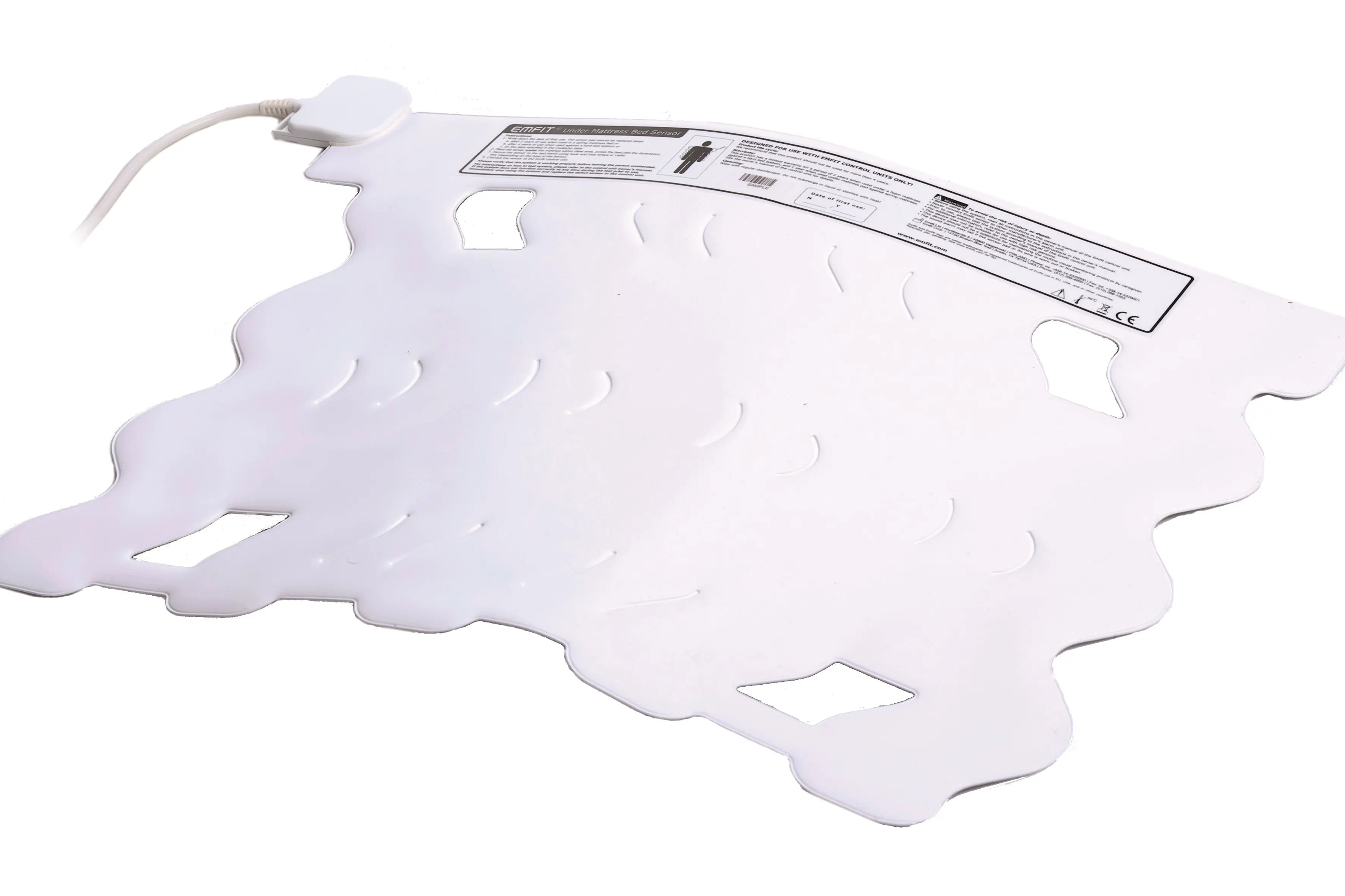 sensormatte - hvit matte