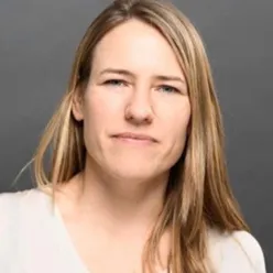 A portrait of Johanne Thornes.