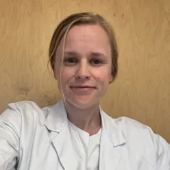 A portrait of Eva Rydland.