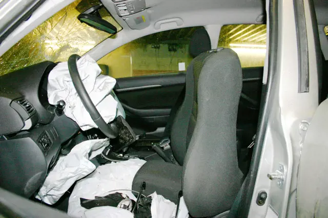 Bilde av ulykke - airbag