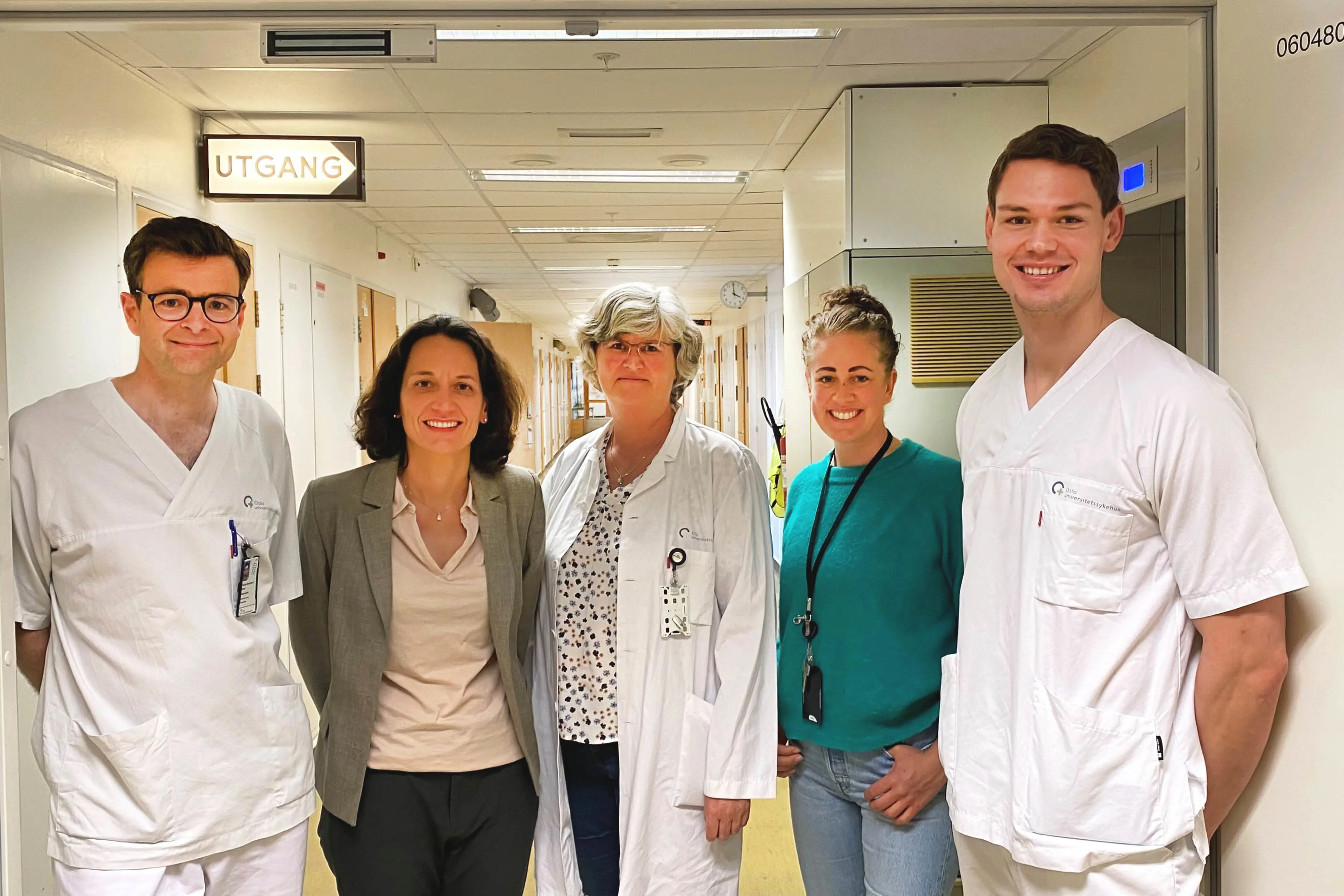 studiegruppen i korridoren