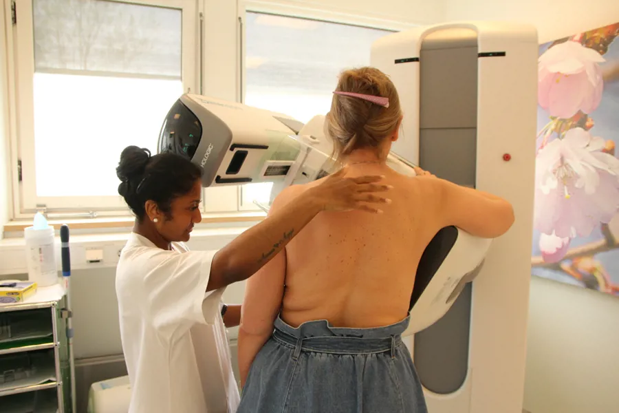 Bilde av mammografiscreening