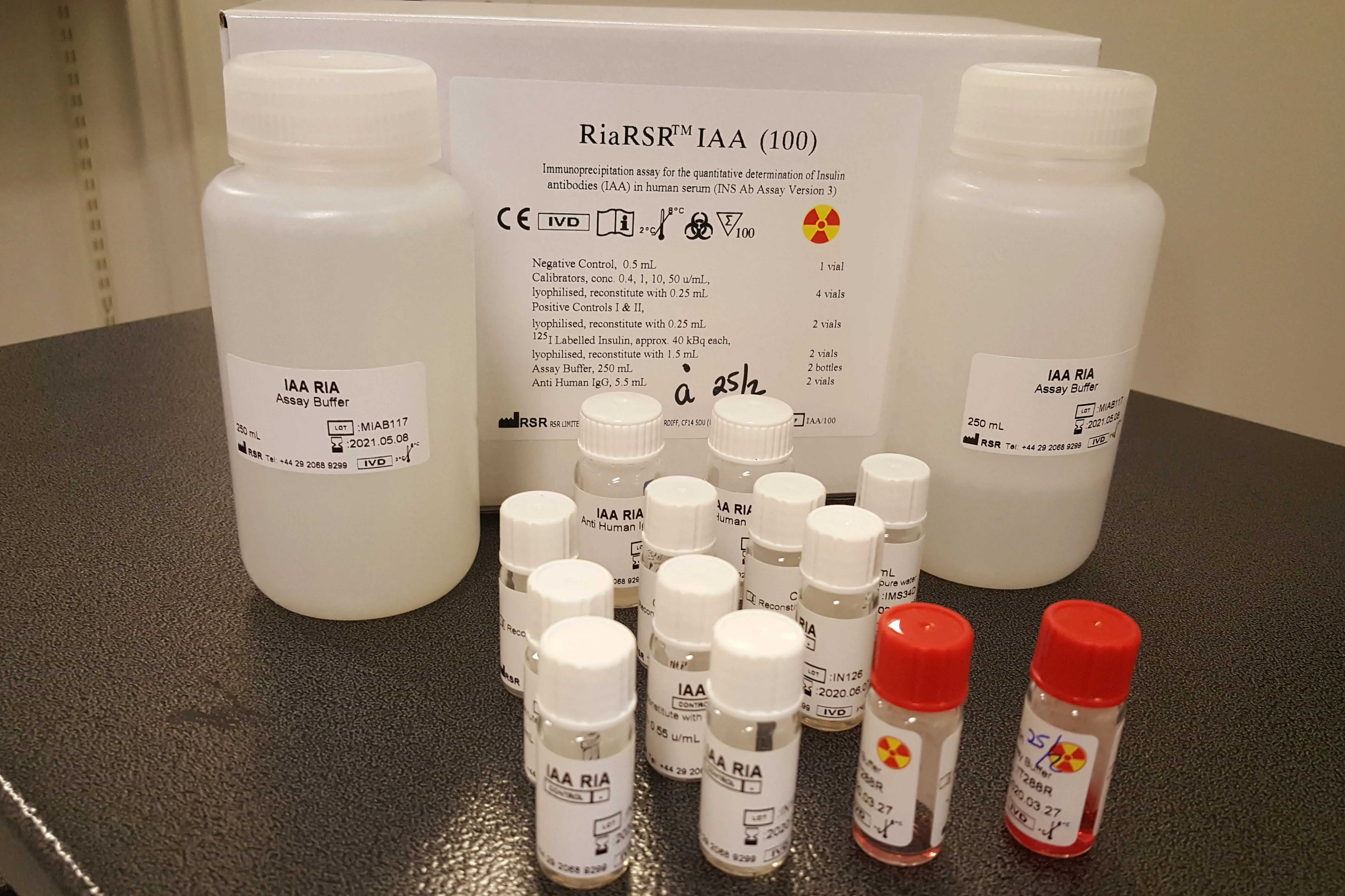 RIA-kit til insulin antistoff