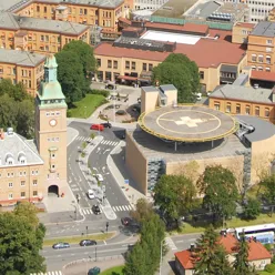 Flyfoto av Ullevål sykehus