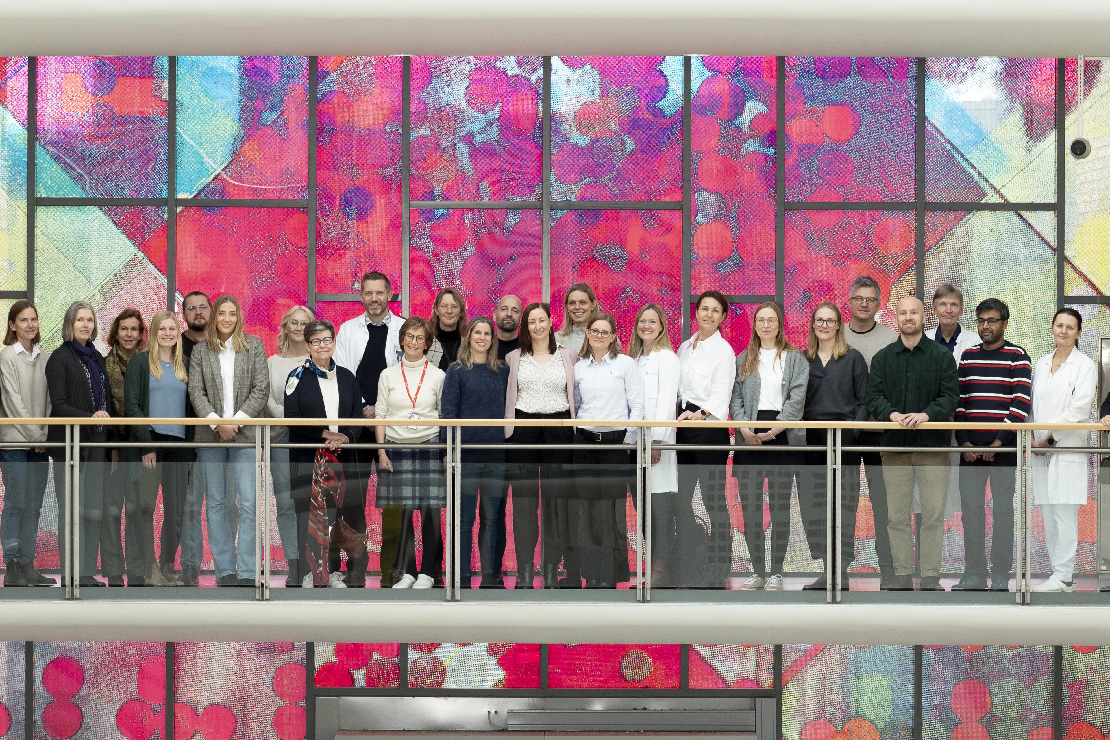 Forskningsgruppa samlet