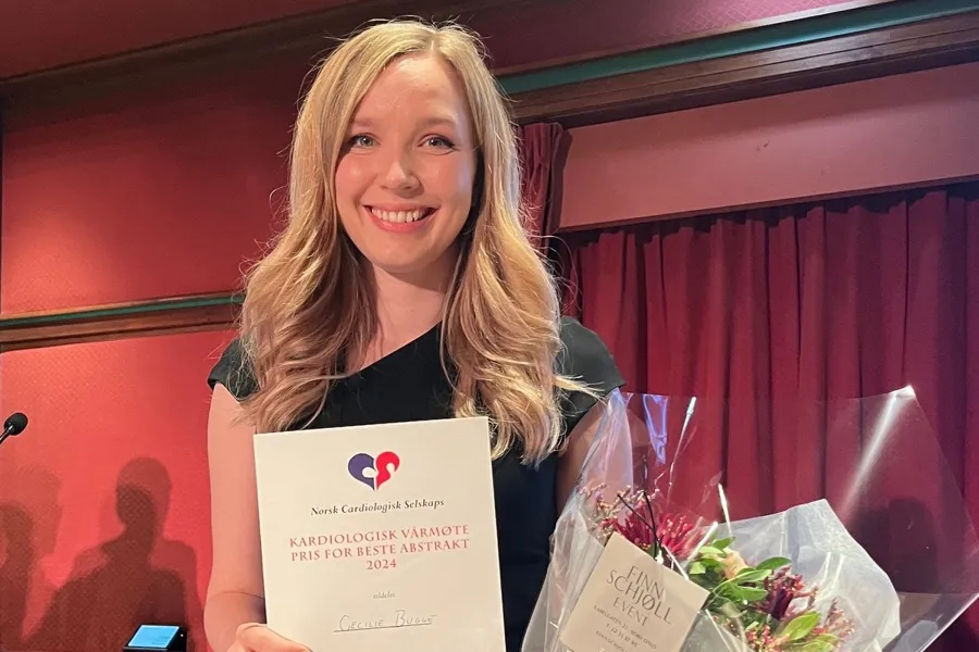 Cecilie received the award at the Fall Meeting.