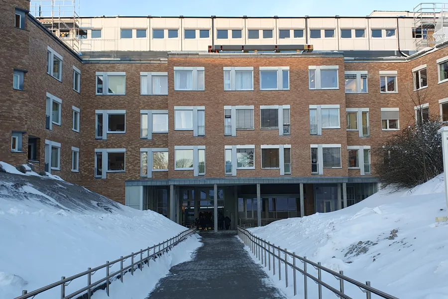 Ny midlertidig hovedinngang Rikshospitalet