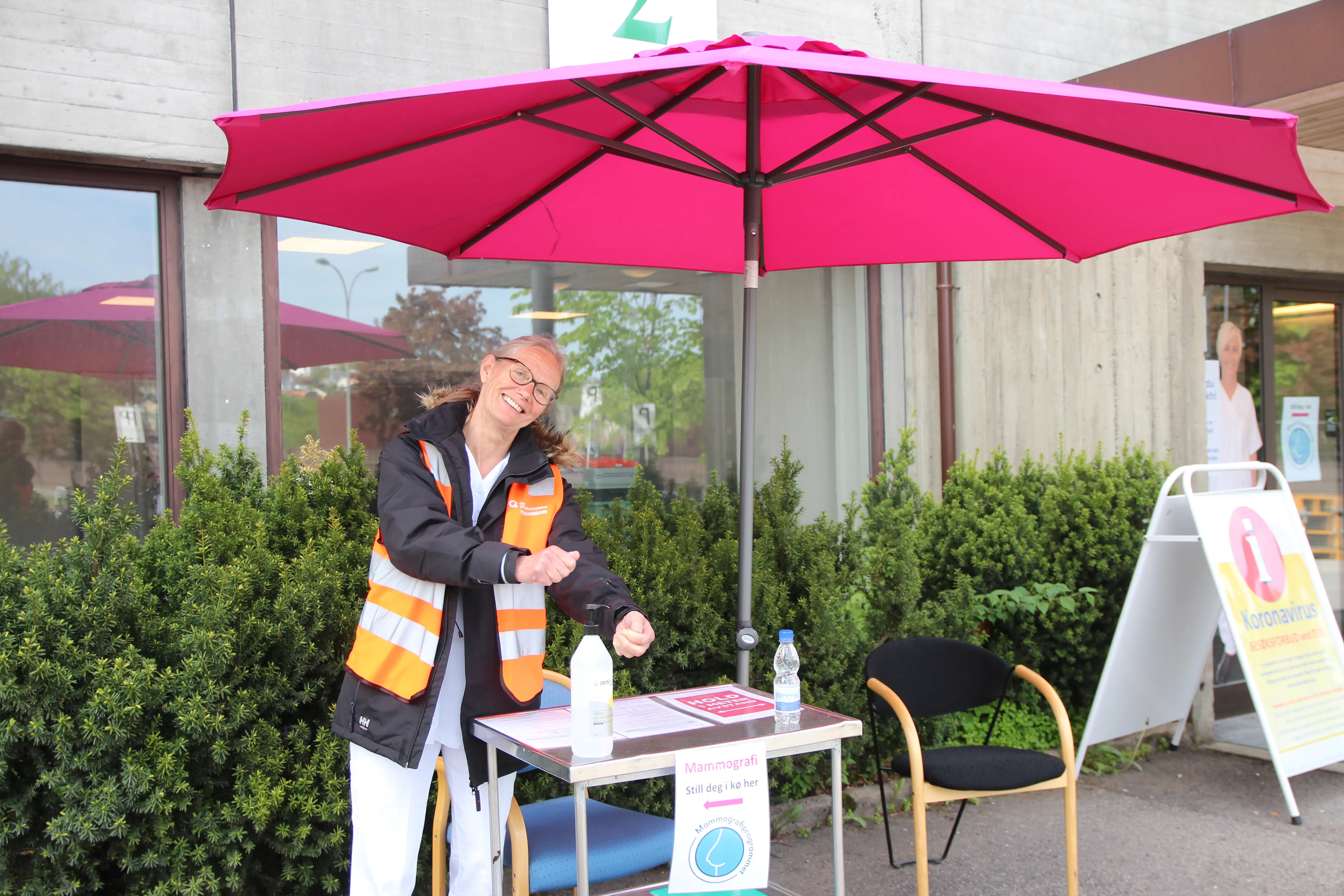 Bilde av pre-triage rosa