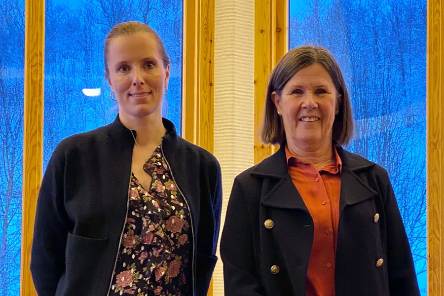 Foto av Marianne og Sissel