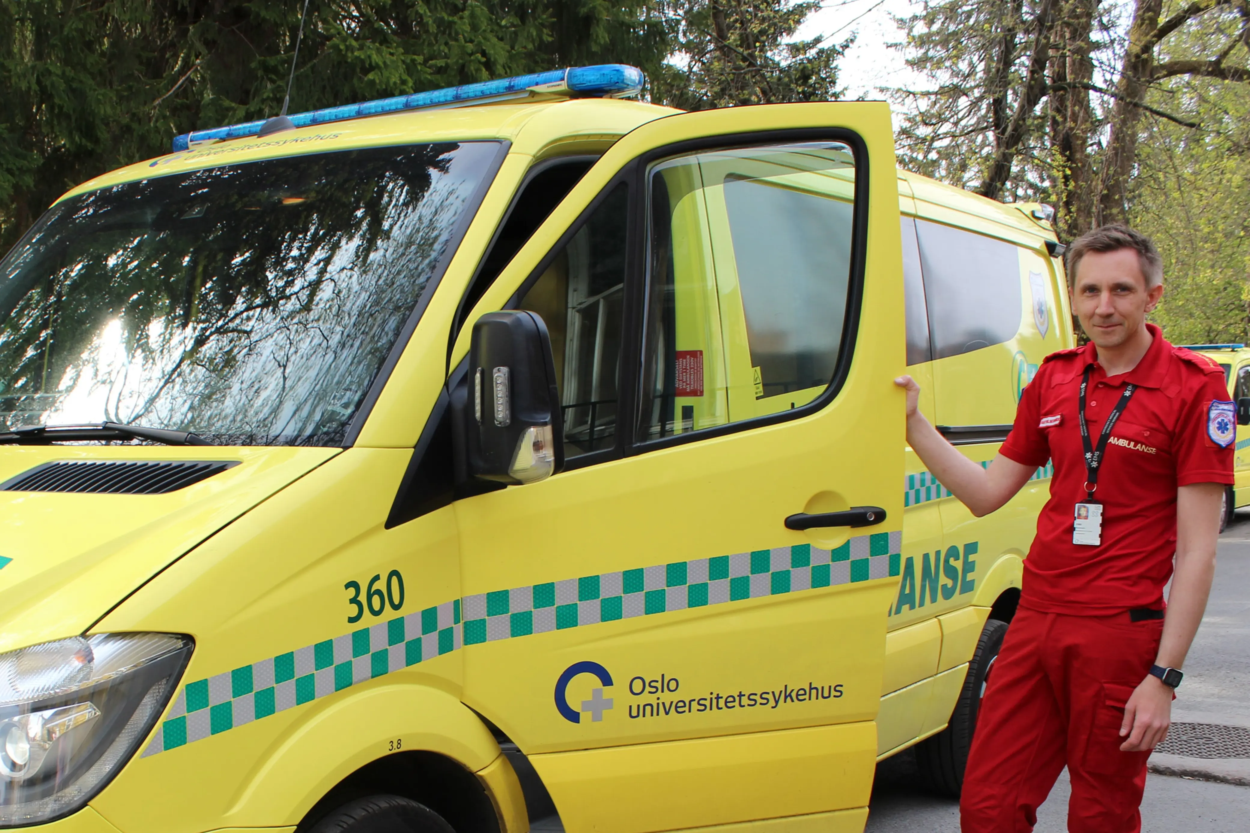 Bilde av paramedic Rune Trøftmoen